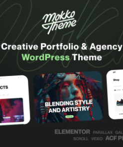 Mokko 创意作品集代理 WordPress 主题mokko creative portfolio agency wordpress theme